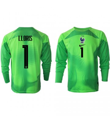 France Hugo Lloris #1 Goalkeeper Replica Away Stadium Shirt World Cup 2022 Long Sleeve